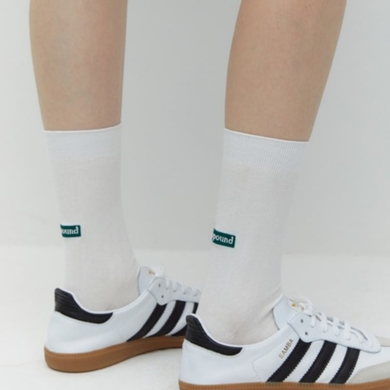 DEPOUND essential rib socks - off white