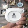 1PC Mini Serving Dishes Kitchen Cat Face Ceramic Dish Perfect Housewarming Gift Snack Plates Cute Spoon Holder Adorable