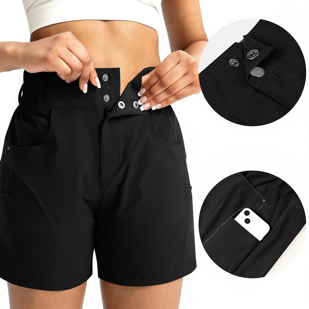 Women's Shorts With Pockets, Casual Shorts