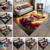 Мультяшные Животные Цветной Лис 3D Принт Ковер Ковры для Гостиной Домашний Декор Ковер Детская Спальня Игра Мягкий Нескользящий Большой Мат