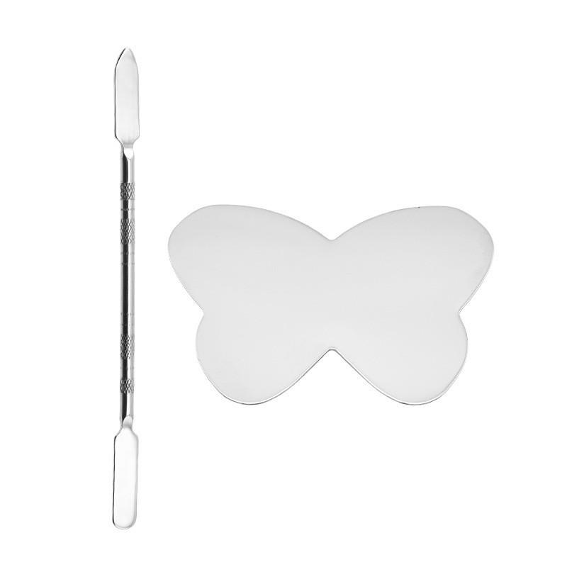 Набор палитр из нержавеющей стали для нейл-арта и макияжа для тональной основы и теней для век