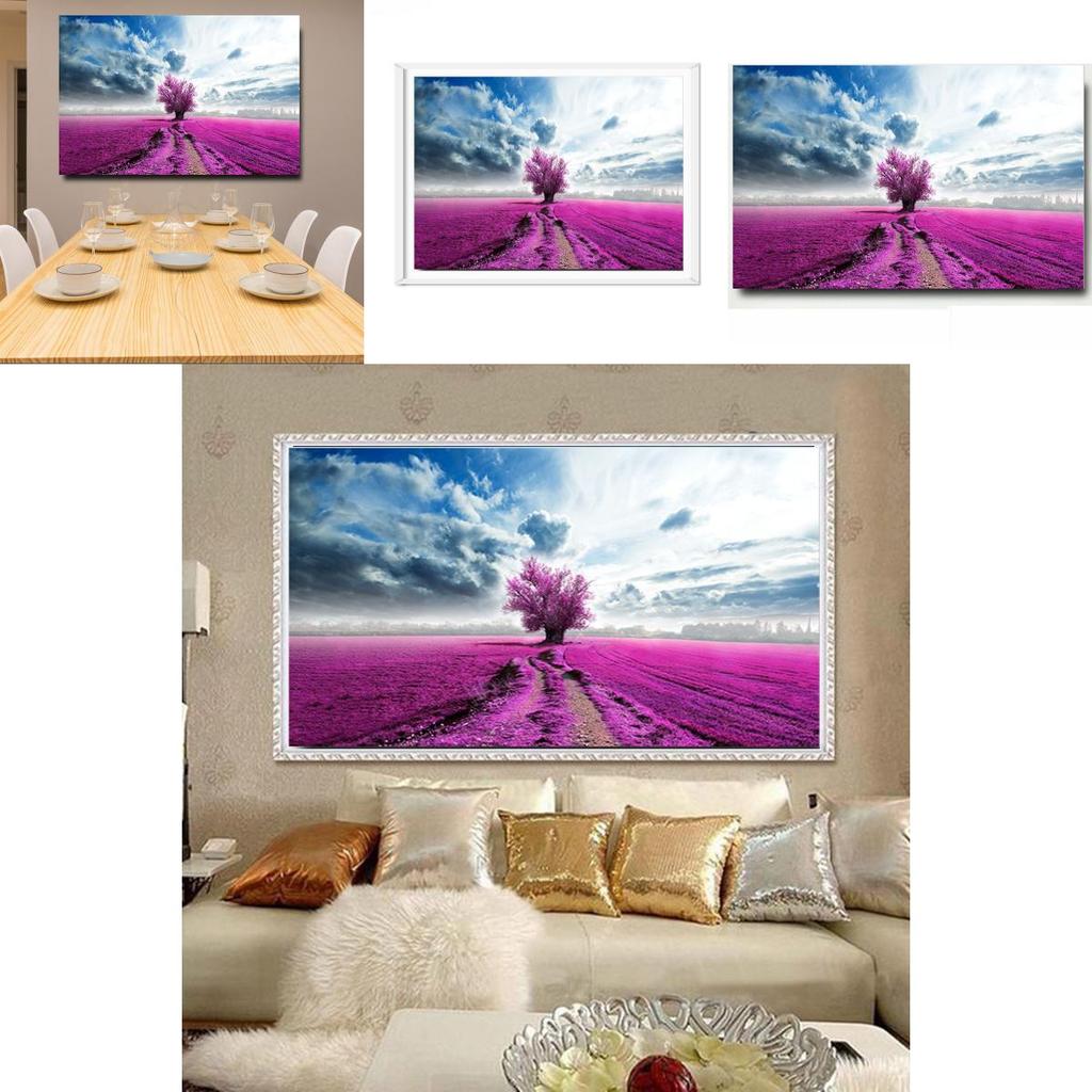 Стильная настенная роспись из хрустального фарфора с инкрустацией бриллиантами для современных жилых помещений