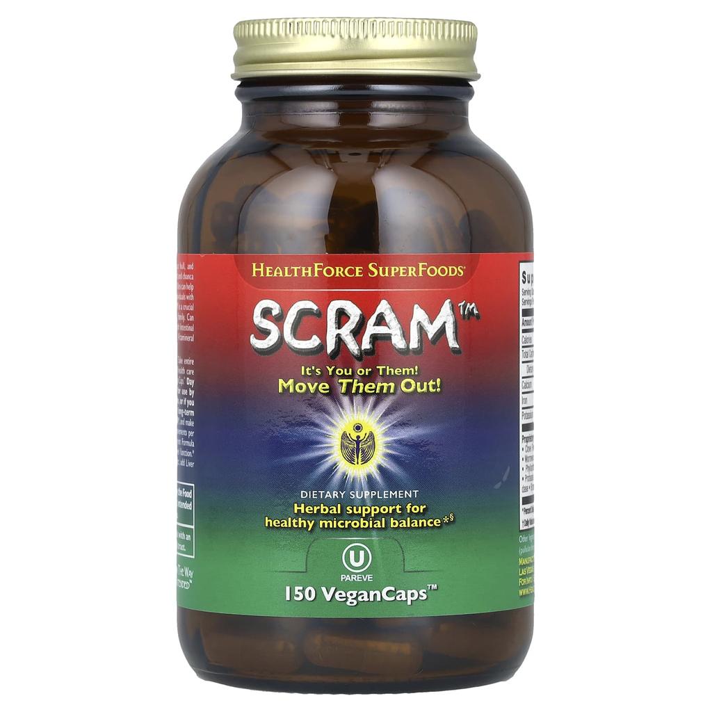 HealthForce Superfoods Scram, 150 Veggie Capsules