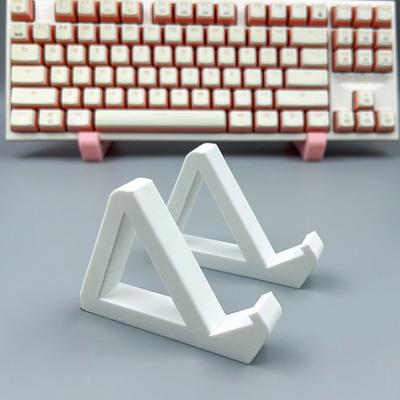 1 пара подставок для дисплея клавиатуры, напечатанных на 3D-принтере, для компьютерной механической клавиатуры, держатель, многоярусная стойка, поднос