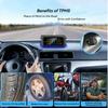 Система мониторинга безопасности сигнализация солнечная TPMS цифровой ЖК-дисплей грузовик RV TPMS со световым индикатором предупреждение сигнализация давления в шинах автомобиля 6 внешних датчиков