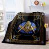 1PC Freemason Home Suitable All Seasons Soft Comfortable Blanket Sofa Office Travel Home Use Great Gift Idea