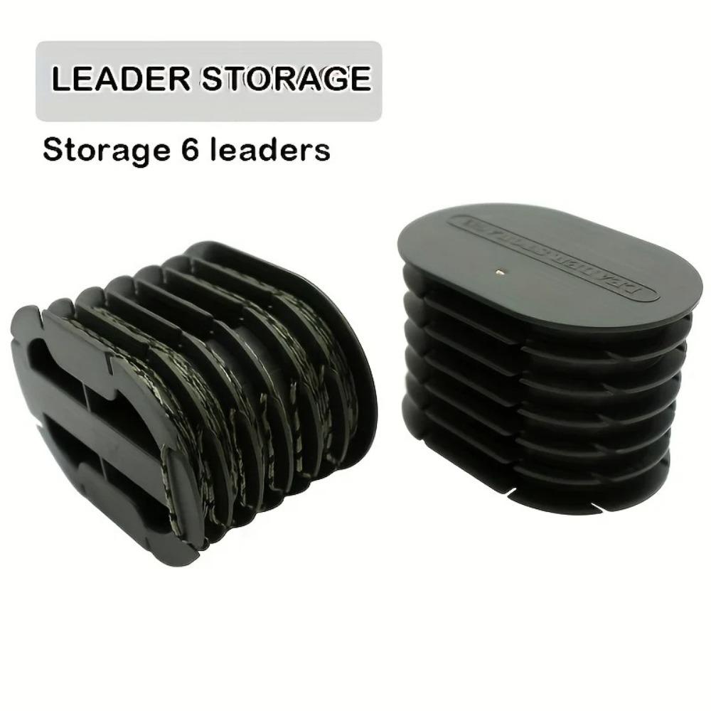 Holds 6 Leaders Fishing Leader Storage Box Tangle-Free Design Carp Fishing line Storage