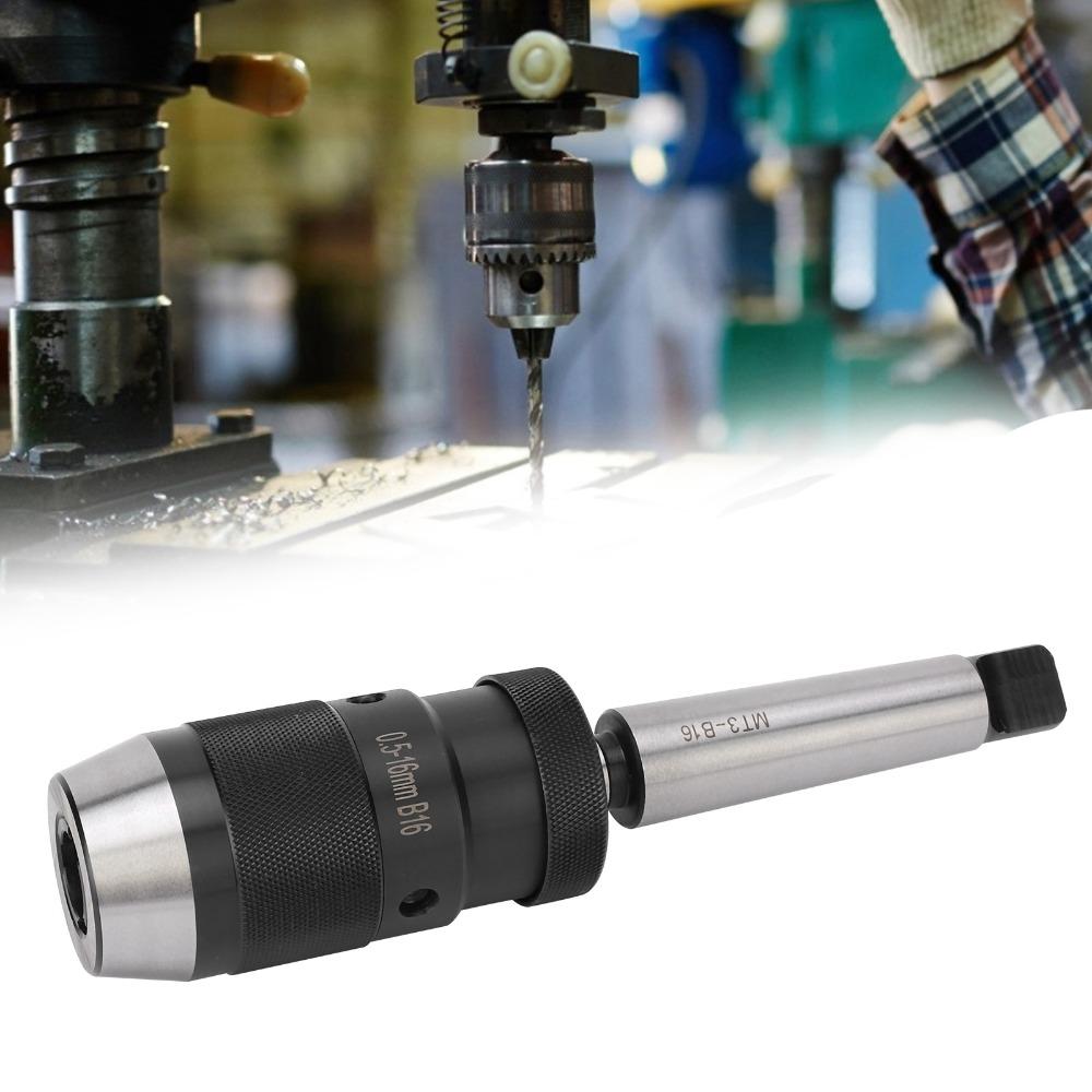 Morse Taper MT3 Keyless Drill Chuck B16 0.5 16mm Morse Taper Drill Chuck Milling Machine