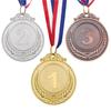1-3pcs Gold Silver Bronze Metal Award Medal Children Winner Reward Sports Day Competitions Prizes for Outdoor Kids Game Souvenir