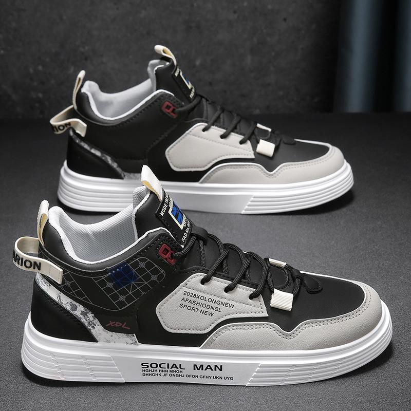 Autumn and Winter Men's Shoes High-top Board Shoes Casual Men's Sports and Leisure Shoes