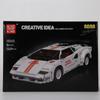 MOULD KING 10045/10046 Технический автомобиль MOC 82416 Countachs Speed ​​Super Car DIY Строительные блоки Игрушки Коллекция Подарки для детей