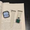 Женский роскошный кожаный ремешок для Apple Watch Serise11 42мм 46мм Малахитовый ремешок для Iwatch Serise10 9 8 7 6 5 4 Se 3 2 Элегантный браслет Ultra3 49мм