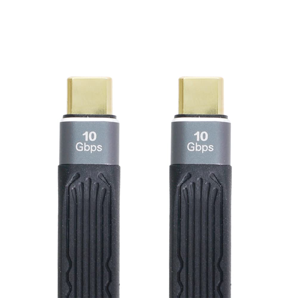 NFHK Мужской-Мужской USB 10 Гбит/с плоский тонкий FPC кабель для передачи данных для ноутбука мобильного телефона 13 см Type-C USB-C 3.1 и
