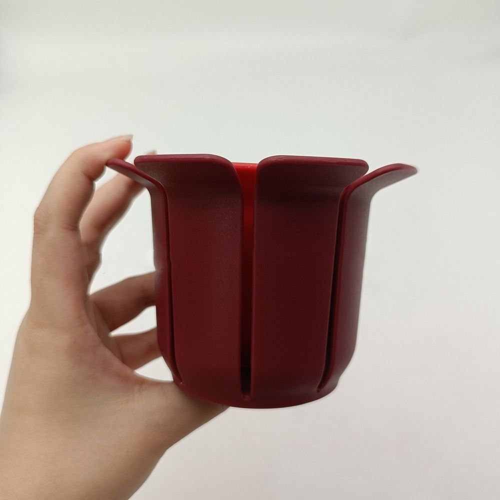 Non Slip Grip Fruit Slicer Cup Lace Design Lemon Slice Holder  for Meat Tomato Potato Lemon