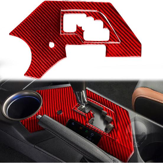 for Toyota RAV4 2013-2018 Accessories Window Switch Panel Red | Real Carbon Fiber, for Toyota RAV4 2013 2014 2015 2016 2017 2018, Interior Trim