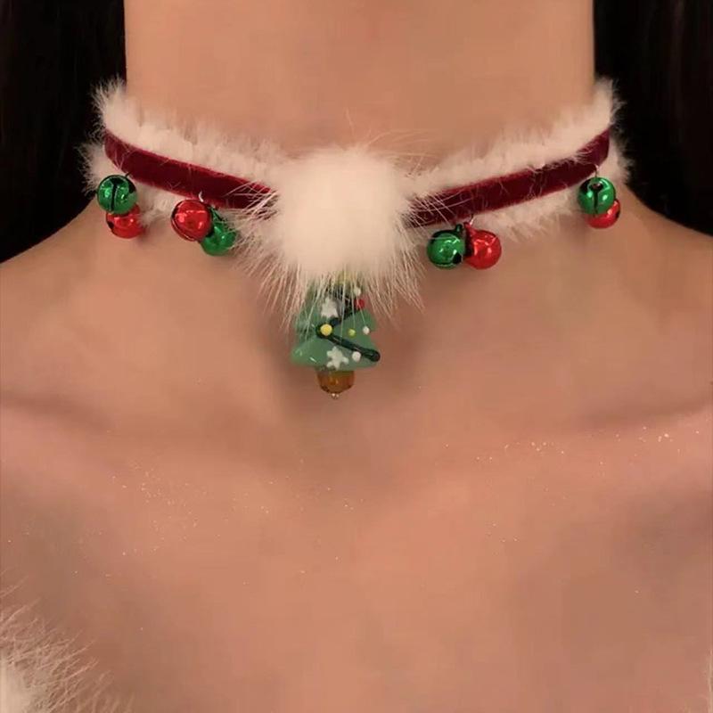 Титановое ожерелье «Рождественская елка»: Элегантная длинная цепочка-свитер для женщин - Уникальный нишевый дизайн