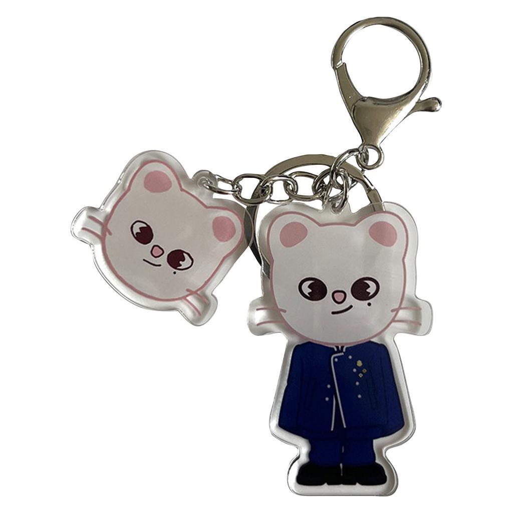 Cartoon Keychain Merchandise, Animal Keychain, Acrylic Bag Jewelry Accessories Key Ring
