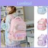 Large Capacity Childrens Backpack For Primary School Kids With Comfortable Air Cushion Straps In Stylish Blue Pink Or Co Purple
