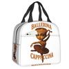 Custom Ballerina Capuchina Italian Brainrot Tung Tung Tung Sahur Lunch Bag Women Thermal Cooler Insulated Lunch Box for Student