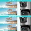 8MP 4K Wifi IP Camera Outdoor 4X Zoom Dual Lens Dual Screens PTZ Camera Ai Auto Tracking CCTV Surveillance Video Camera ICSEE