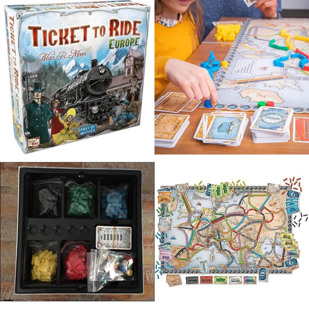 Исследуйте Европу с увлекательной настольной игрой Ticket to Ride Europe от Days of Wonder