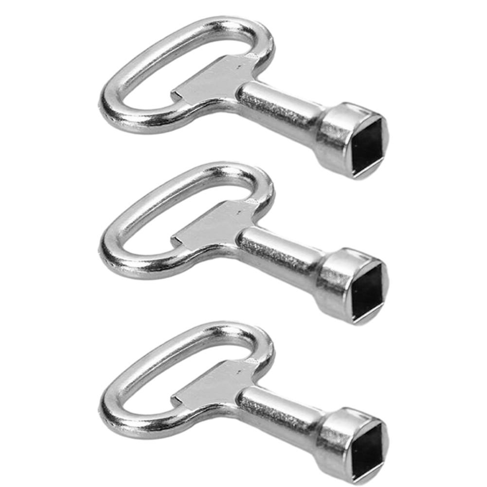 Ключ для отопления, квадратные ключи, ключ для вентиляции отопления, серебристый