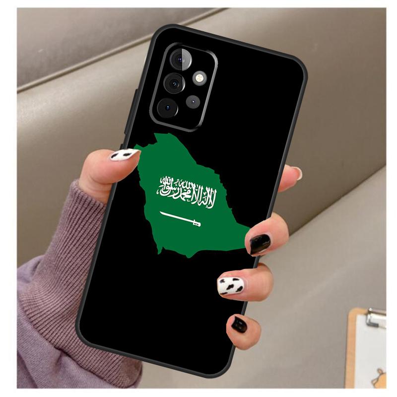 Чехол с флагом Королевства Саудовская Аравия для Samsung Galaxy A34 A54 A14 A06 A16 A26 A36 A56 A12 A32 A52 A13 A33 A53 A15 A35 A55