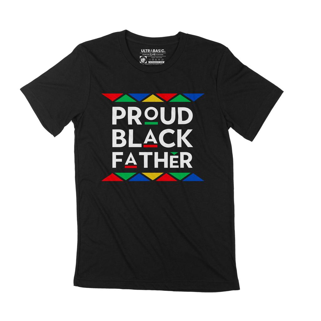Ultrabasic Men's Graphic T-Shirt Proud Black Father Black Leader BLM Shirt