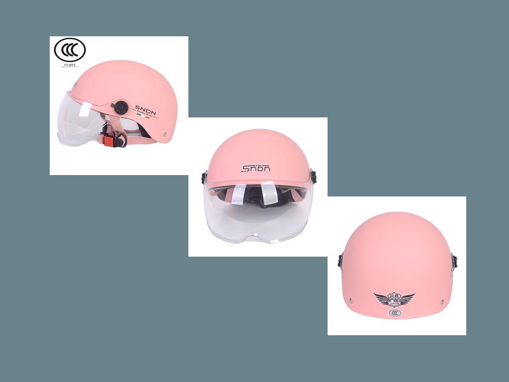 Шлем Flash Shield с сертификатом 3C для электромобилей и мотоциклов — защита от ультрафиолета, женский летний, мужской всесезонный, универсальная посадка