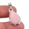 Подвеска из натурального розового опала, выполненная вручную из стерлингового серебра 925 пробы, 1,50 дюйма, l7I80