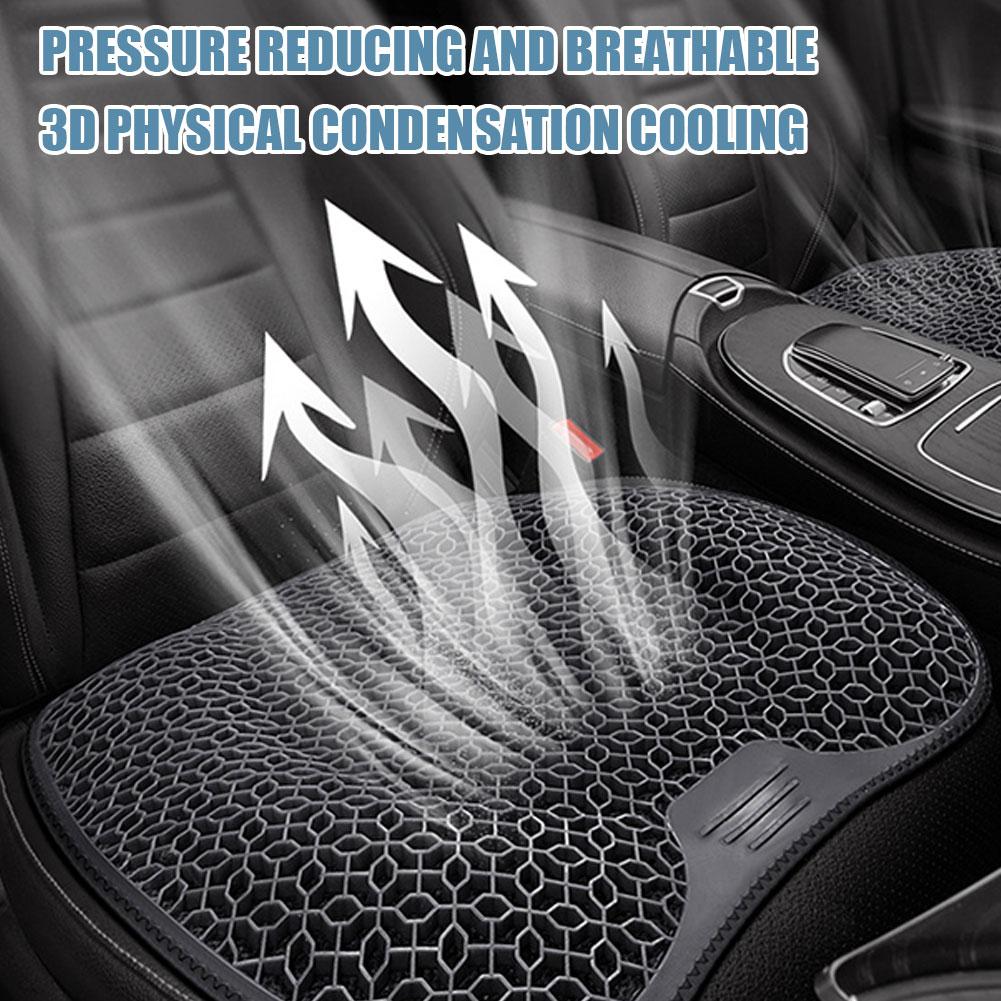 Gel Seat Cushion Summer Breathable Honeycomb Design For Pressure Relief Back Tailbone Pain - Home Office Wheelchair Chair Cars