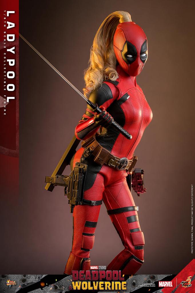 Movie Masterpiece Deadpool Wolverine Lady Deadpool Scale Figure & 1/6