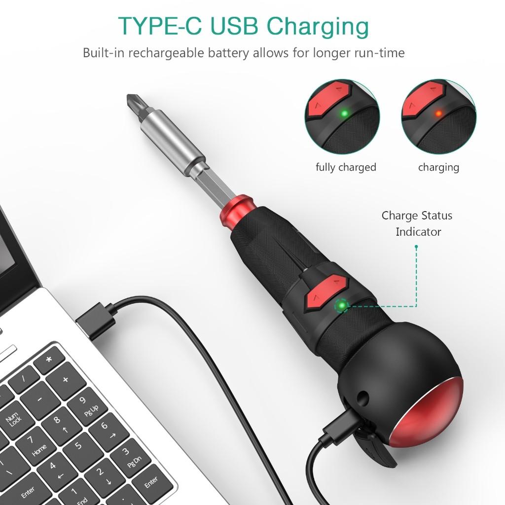 Беспроводной портативный электрический набор отверток, аккумуляторная отвертка, профессиональный мелкий ремонт бытовой техники, электроинструменты
