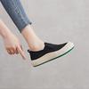Женские парусиновые туфли на толстой подошве 2025 лето новая повседневная сетчатая одинарная обувь женские неглубокие туфли на плоской подошве женские туфли-лодочки женская обувь прилив