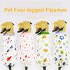 Хлопковая пижама с мультяшным принтом для маленьких собак, комбинезон, пальто, рубашка, одежда для маленьких плюшевых собак
