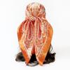 Paisley Printed Head Wrap Scarf Silk Feeling Bandana Shawl Satin Square Scarf  Women Daily Styling