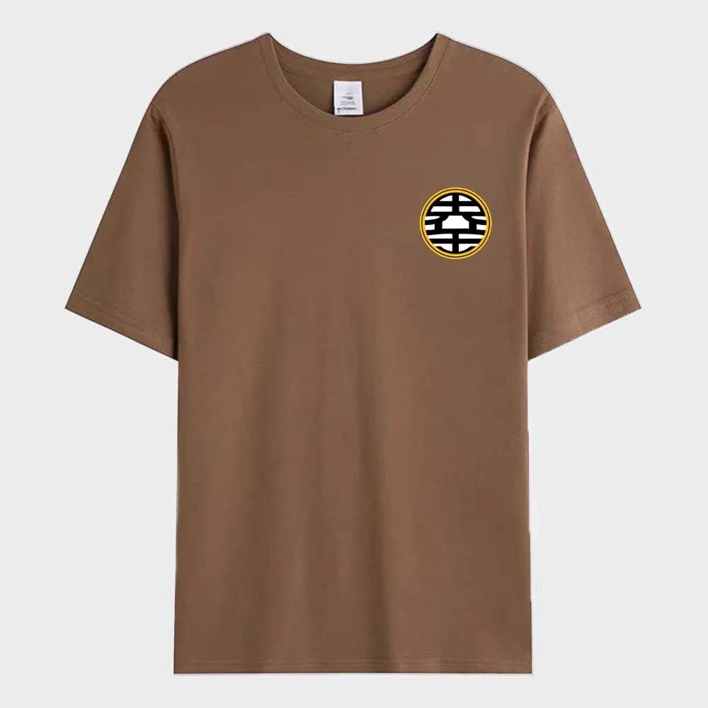 Аниме Косплей хлопок Мужская футболка Мужская футболка с короткими рукавами с принтом Гоку Летняя повседневная футболка Уличная толстовка Женская одежда