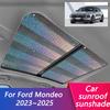 Для Ford Mondeo Taurus MK5 2024 2025 Автомобиль Люк Солнцезащитная шторка Окно Солнцезащитные наклейки Детали Автомобильный солнцезащитный козырек Аксессуары для автомобиля