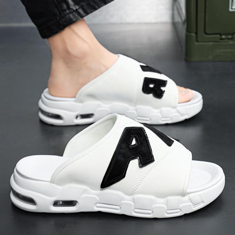 Модные новые распродажи, мужские летние модные тапочки, мужские износостойкие тапочки, пляжные мужские сандалии для отдыха на открытом воздухе для мужчин, большой размер 47