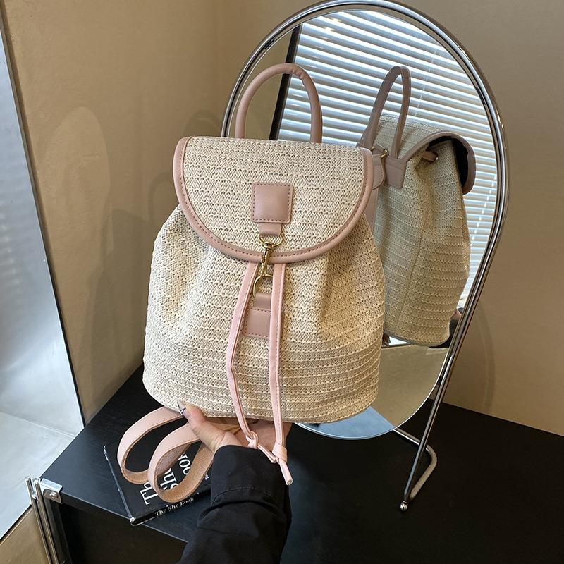 Плетеная соломенная сумка женская большой вместимости новая летняя дорожная сумка для отдыха студенческая сумка для занятий