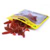 50Pcs/Bag T Tail Silicone Soft Bait Fishing Artificial Worms Soft Lures Carp Fishing Accessories