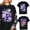 KPop Demon Hunters Clothes Rumi T Shirt Women Men Huntrix Licensed Female T-Shirt Graphic Short Sleeve Shirt Unisex Women Summer