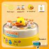 B.Duck Little Yellow Duck Parent-Child Educational Bouncing Fishing Toy Gift