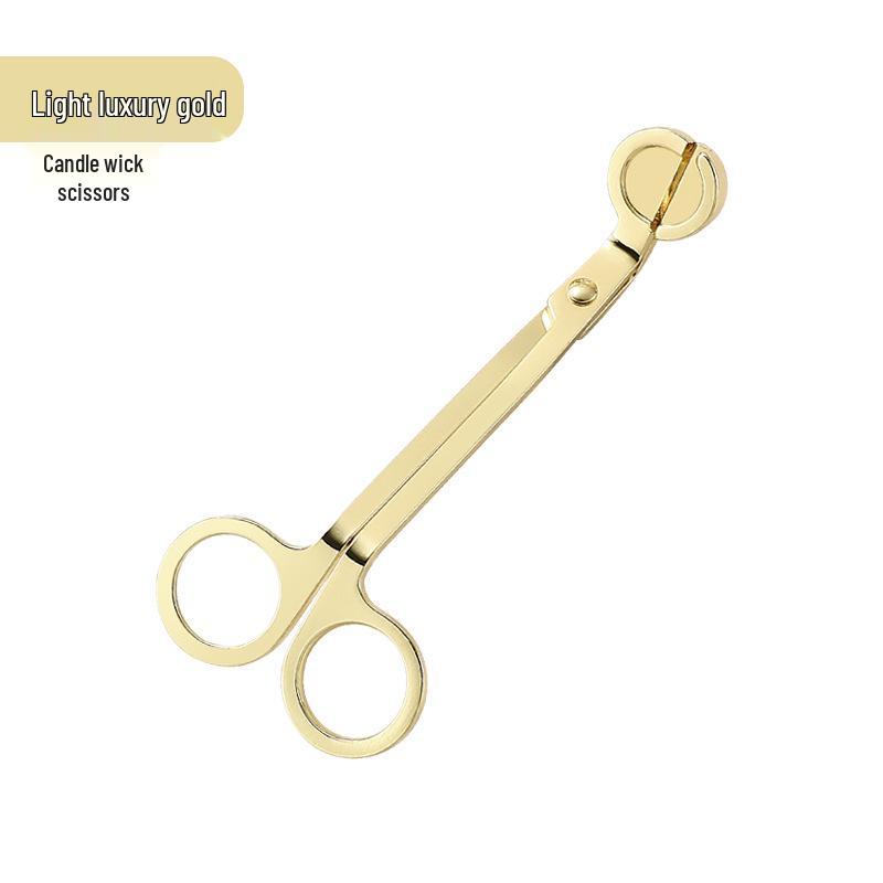 Набор инструментов для ароматерапевтических свечей из нержавеющей стали: Маленький тушитель и ножницы