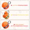 USB Charging Interactive Automatic Roll Cat Wheel Toy Smart Pet Ball Toy with Furry Tail Teaser
