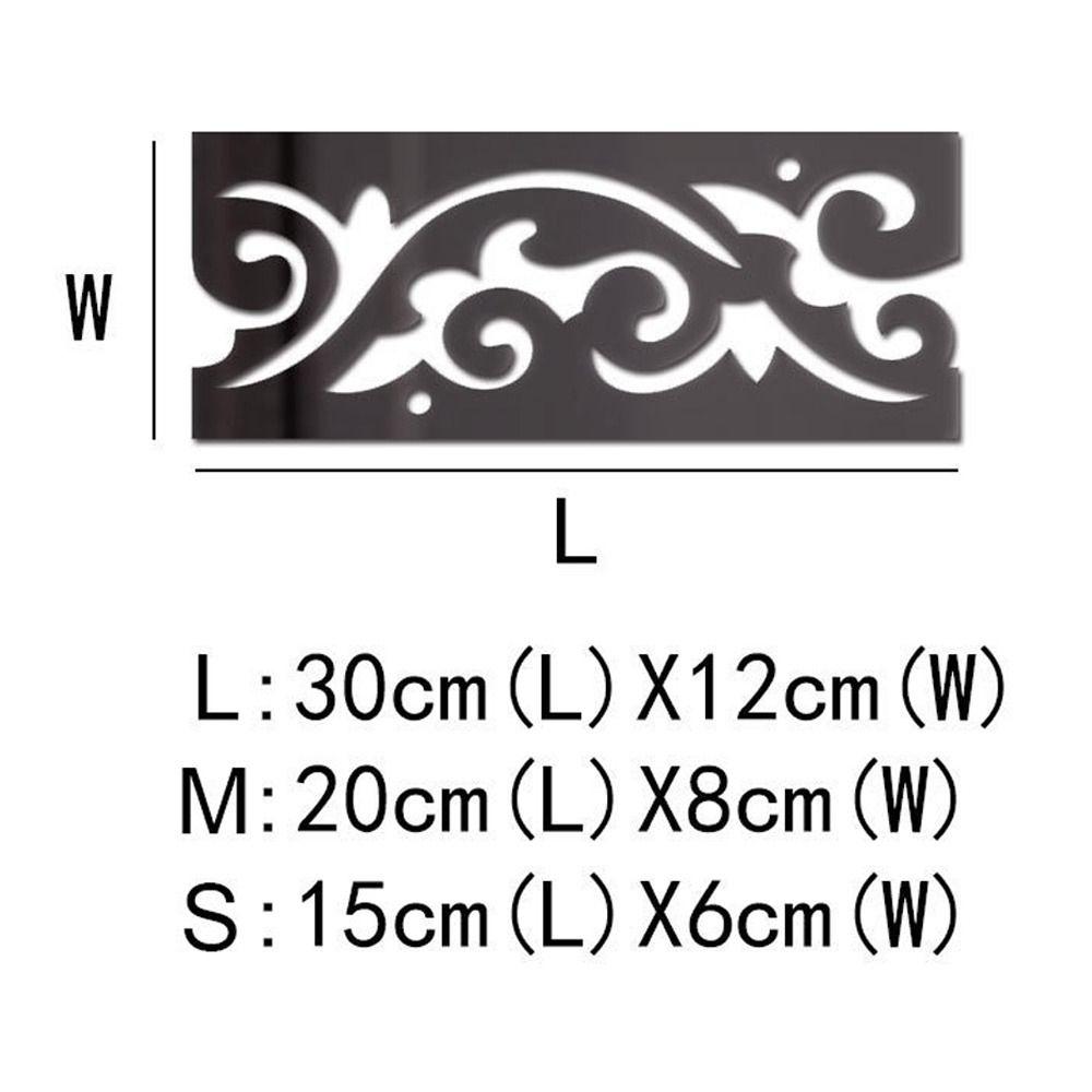 Acrylic Material Acrylic Wall Stickers 3D Design Self Adhesive Wall Paster  Home Decor