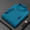 Trend Hub New High-end Men's Short Sleeved T-shirt Embroidered Lapel Polo Shirt Plus Size Paul Thin Top for Men