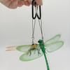 Поддельное украшение в виде стрекозы с карабином, портативное средство от комаров для кемпинга, имитация 3D
