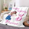 Custom Name Ms. Rachel Theme Printed Blanket - Perfect for Couch, Bed, Travel & Outdoor Use | Machine Washable, Cozy & Durable.