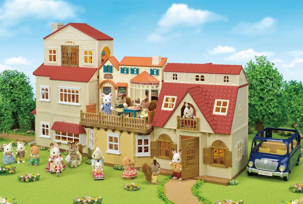 Магазин Sylvanian Families Пиццерия в лесу Ми-87 3 года и старше Игрушки Кукольный домик EPOCH